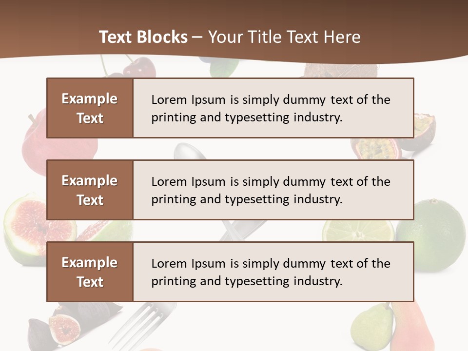 Blueberry Grape Clock PowerPoint Template