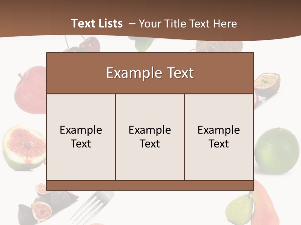 Blueberry Grape Clock PowerPoint Template