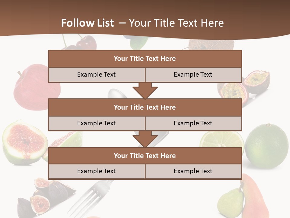 Blueberry Grape Clock PowerPoint Template