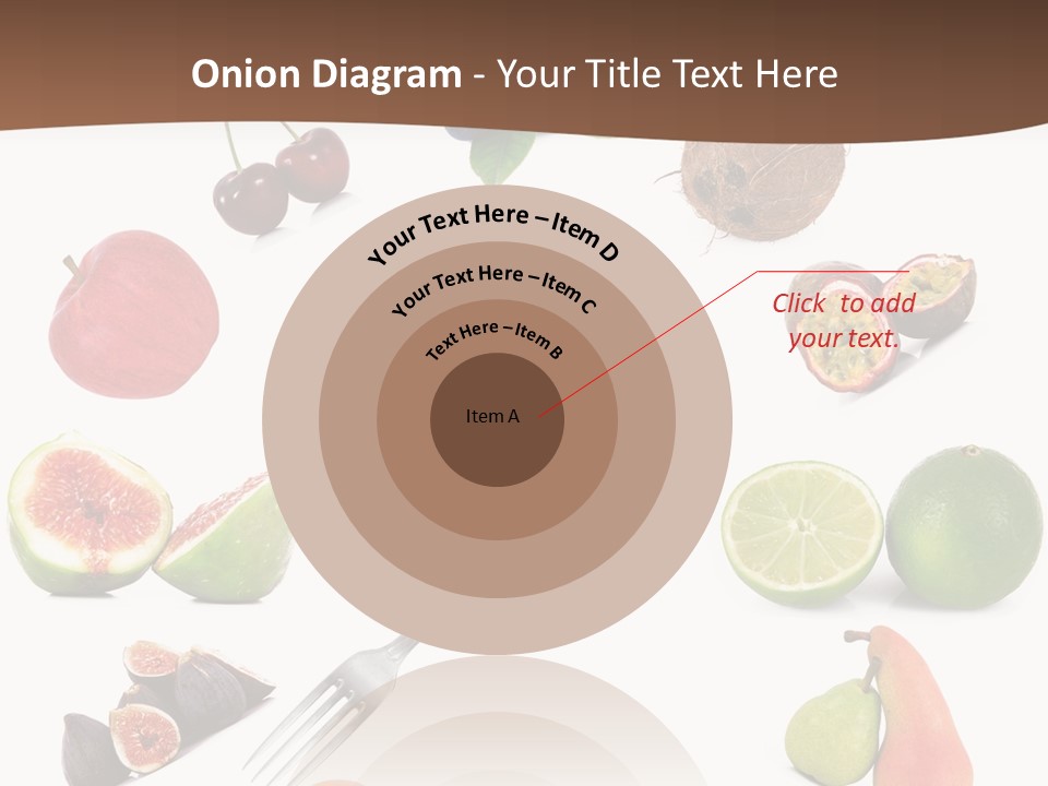 Blueberry Grape Clock PowerPoint Template