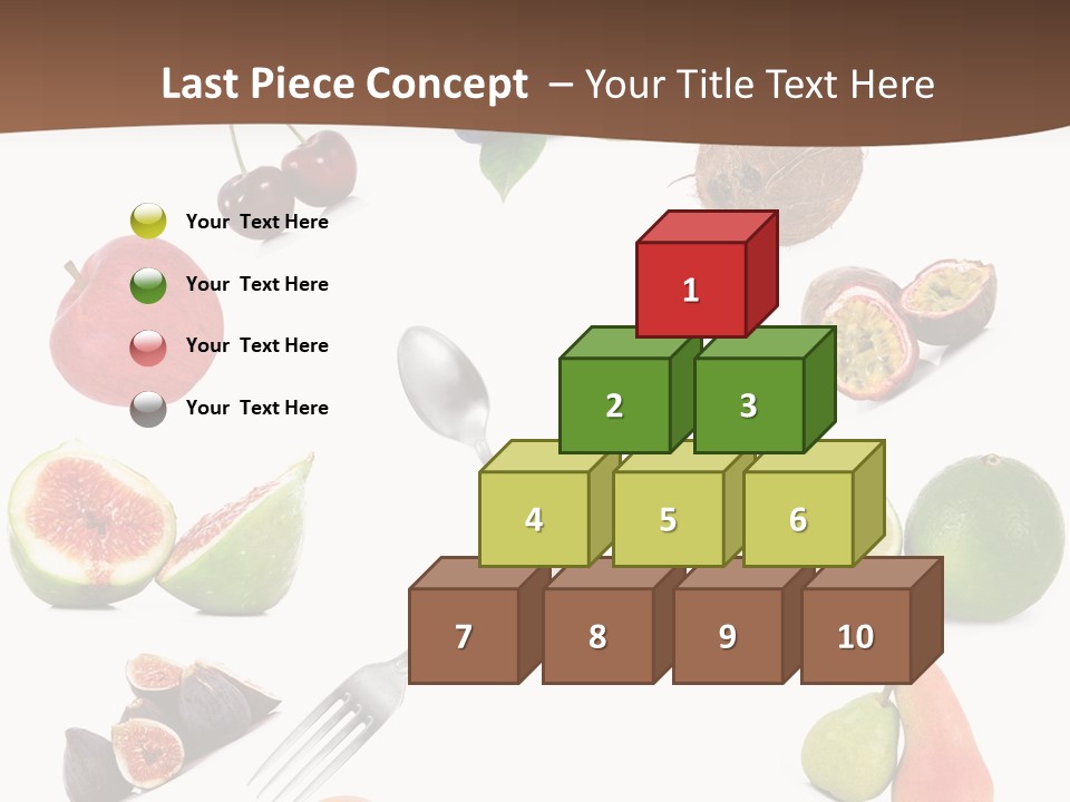 Blueberry Grape Clock PowerPoint Template