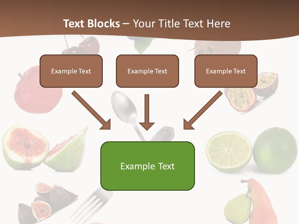 Blueberry Grape Clock PowerPoint Template