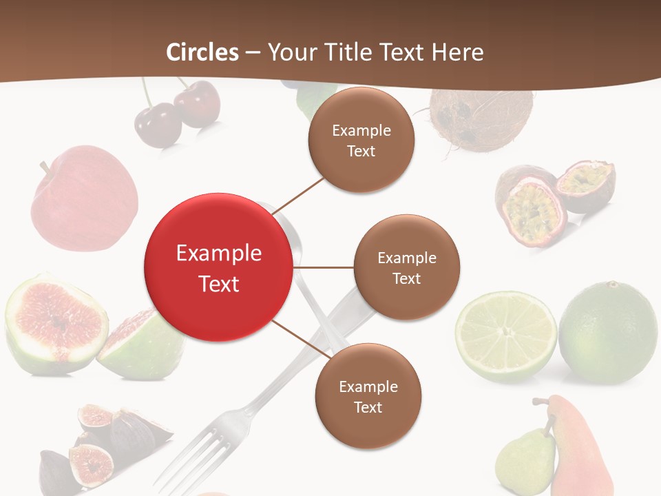 Blueberry Grape Clock PowerPoint Template