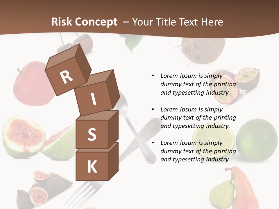 Blueberry Grape Clock PowerPoint Template