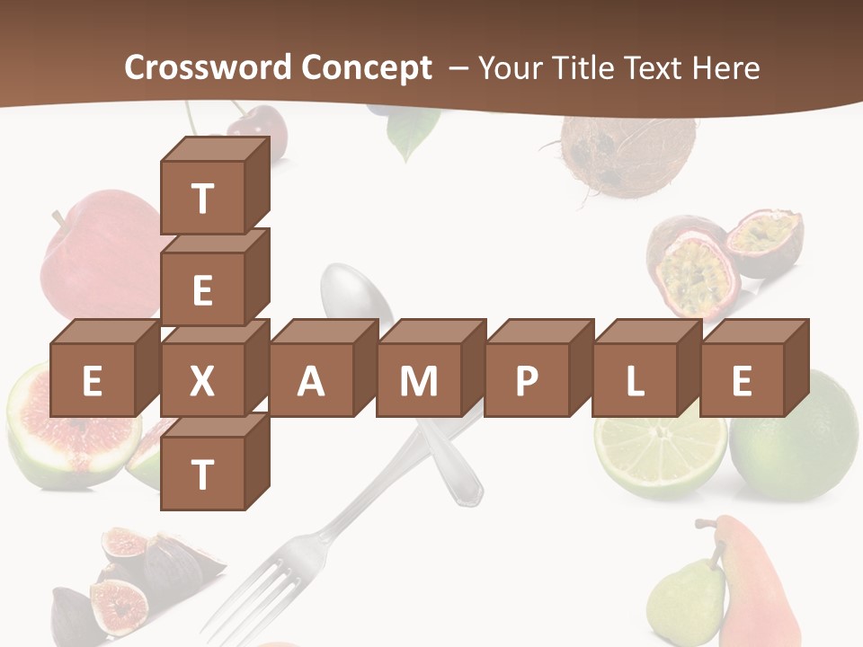 Blueberry Grape Clock PowerPoint Template