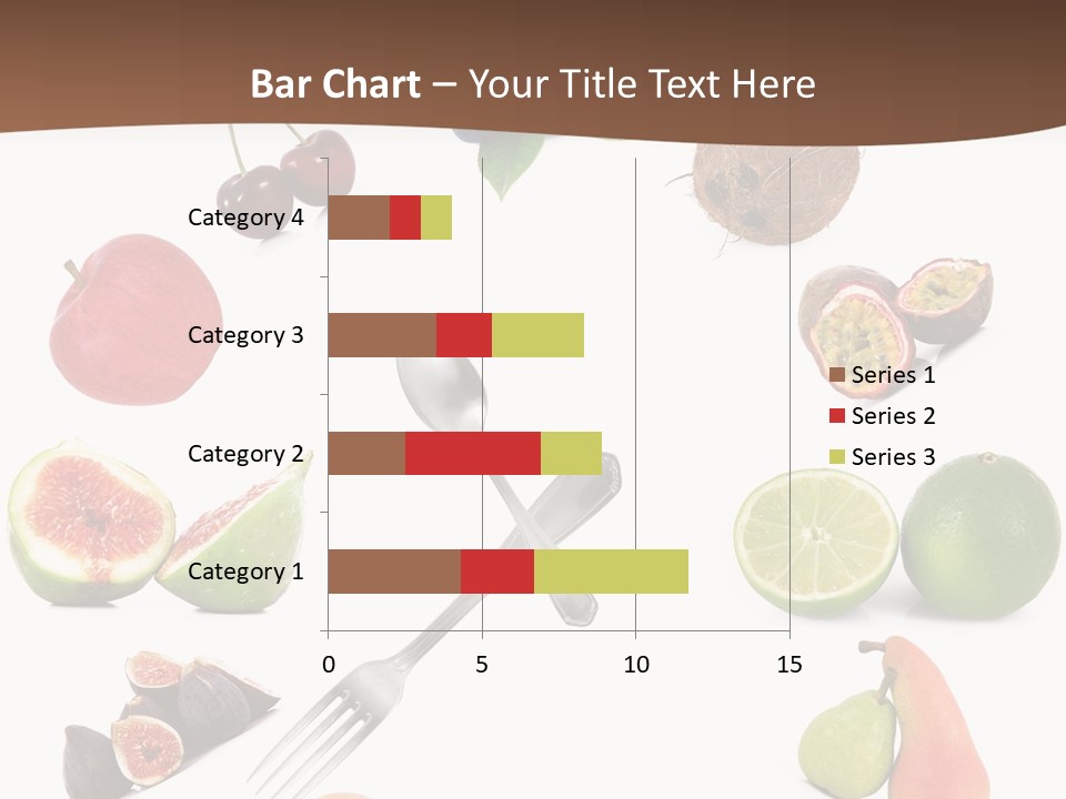 Blueberry Grape Clock PowerPoint Template