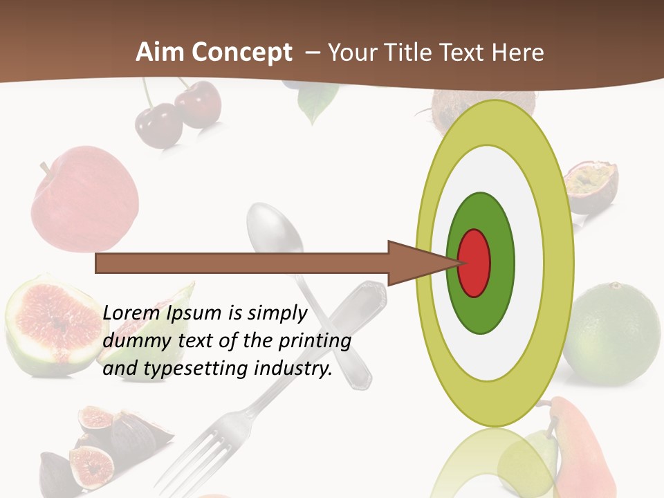 Blueberry Grape Clock PowerPoint Template