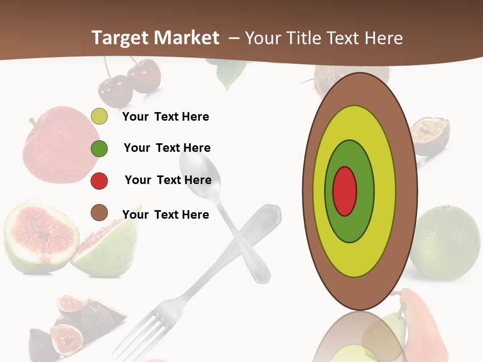 Blueberry Grape Clock PowerPoint Template