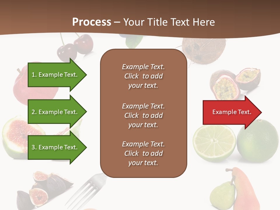Blueberry Grape Clock PowerPoint Template