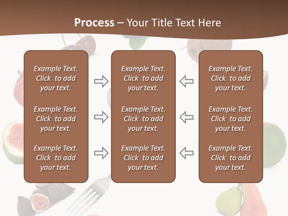 Blueberry Grape Clock PowerPoint Template