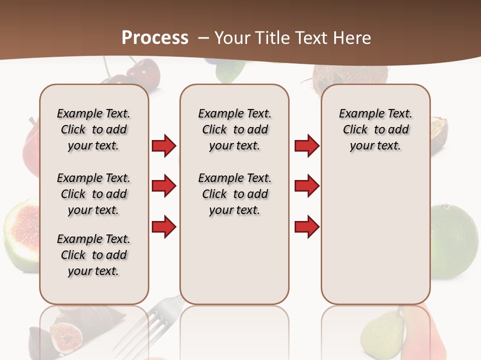 Blueberry Grape Clock PowerPoint Template