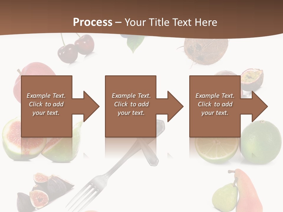 Blueberry Grape Clock PowerPoint Template