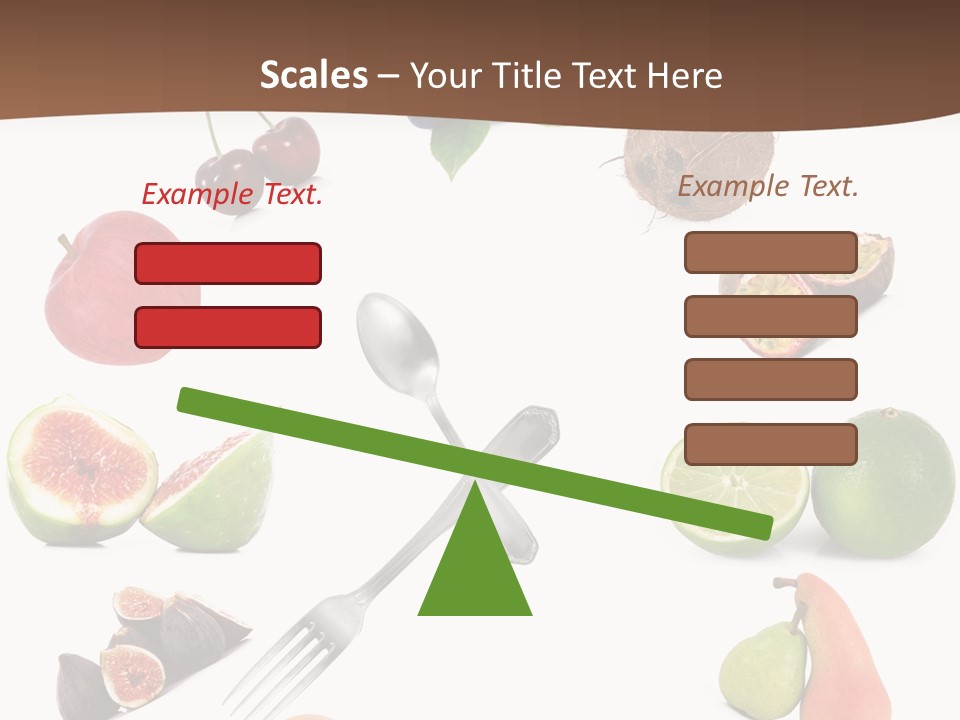 Blueberry Grape Clock PowerPoint Template