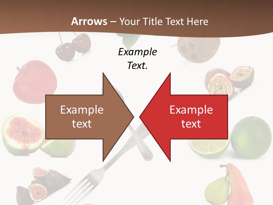 Blueberry Grape Clock PowerPoint Template