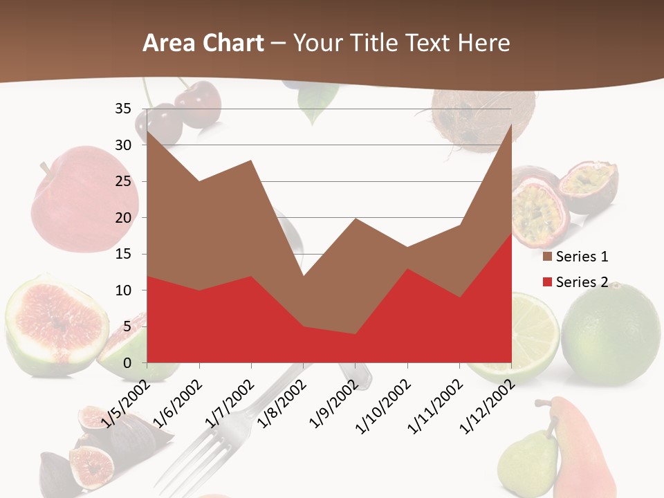 Blueberry Grape Clock PowerPoint Template