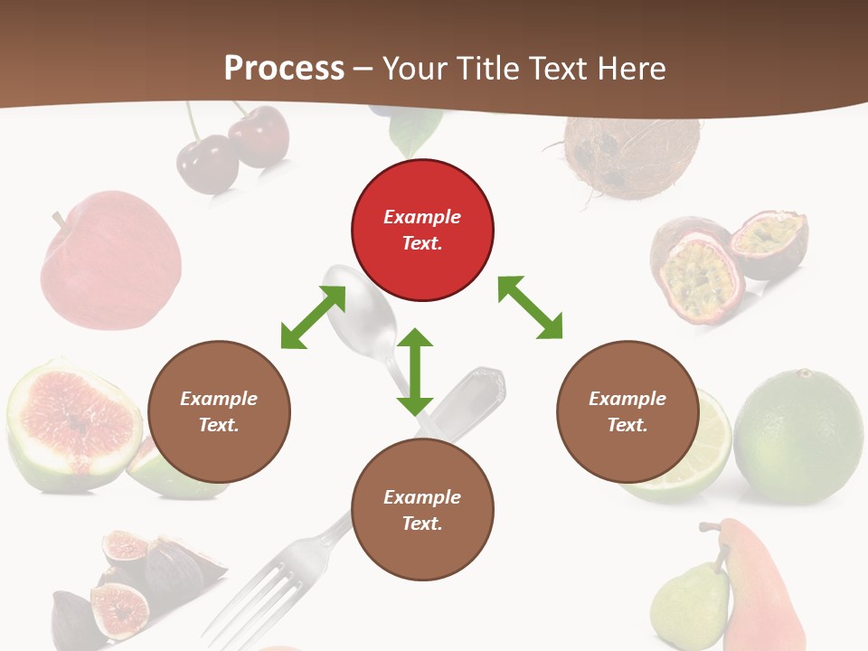 Blueberry Grape Clock PowerPoint Template