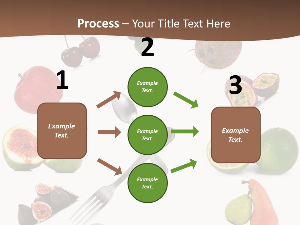 Blueberry Grape Clock PowerPoint Template