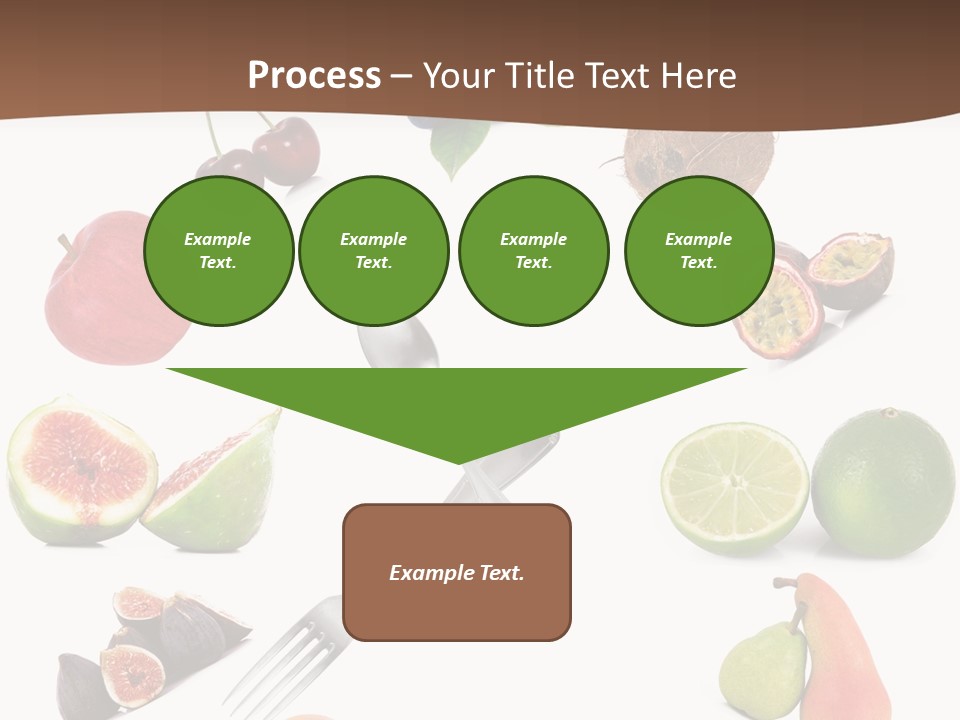 Blueberry Grape Clock PowerPoint Template