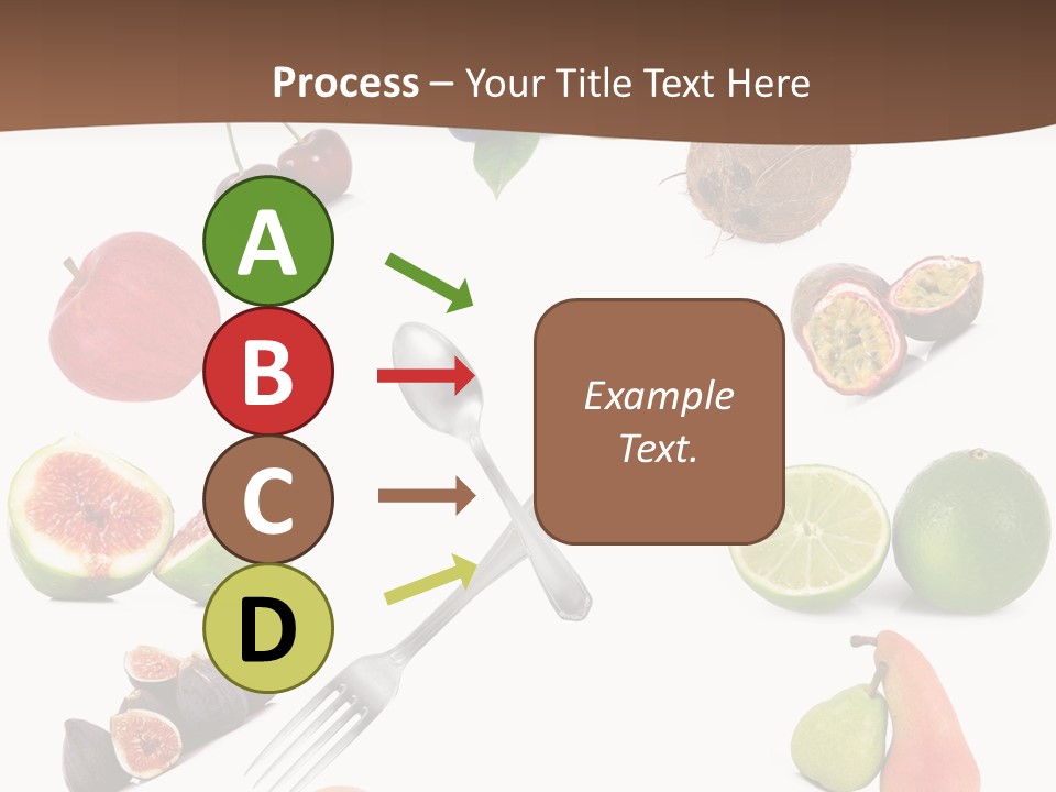 Blueberry Grape Clock PowerPoint Template