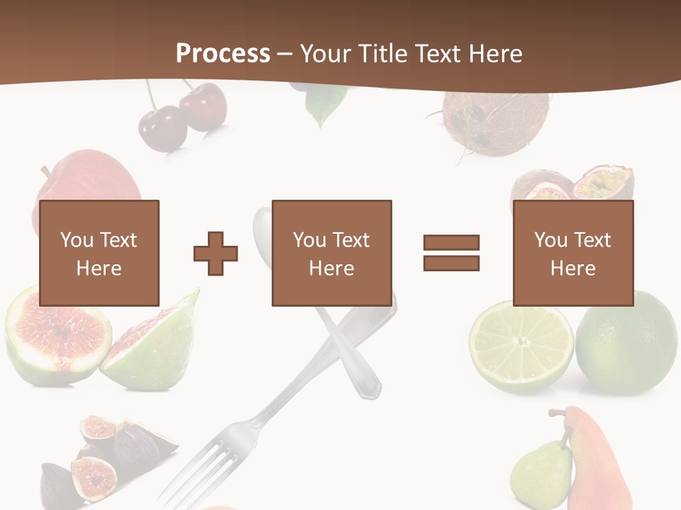 Blueberry Grape Clock PowerPoint Template