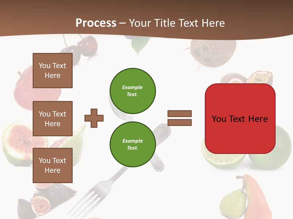 Blueberry Grape Clock PowerPoint Template