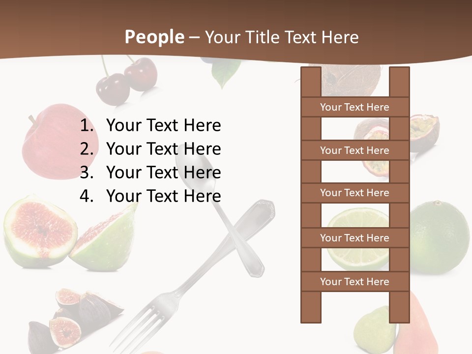 Blueberry Grape Clock PowerPoint Template