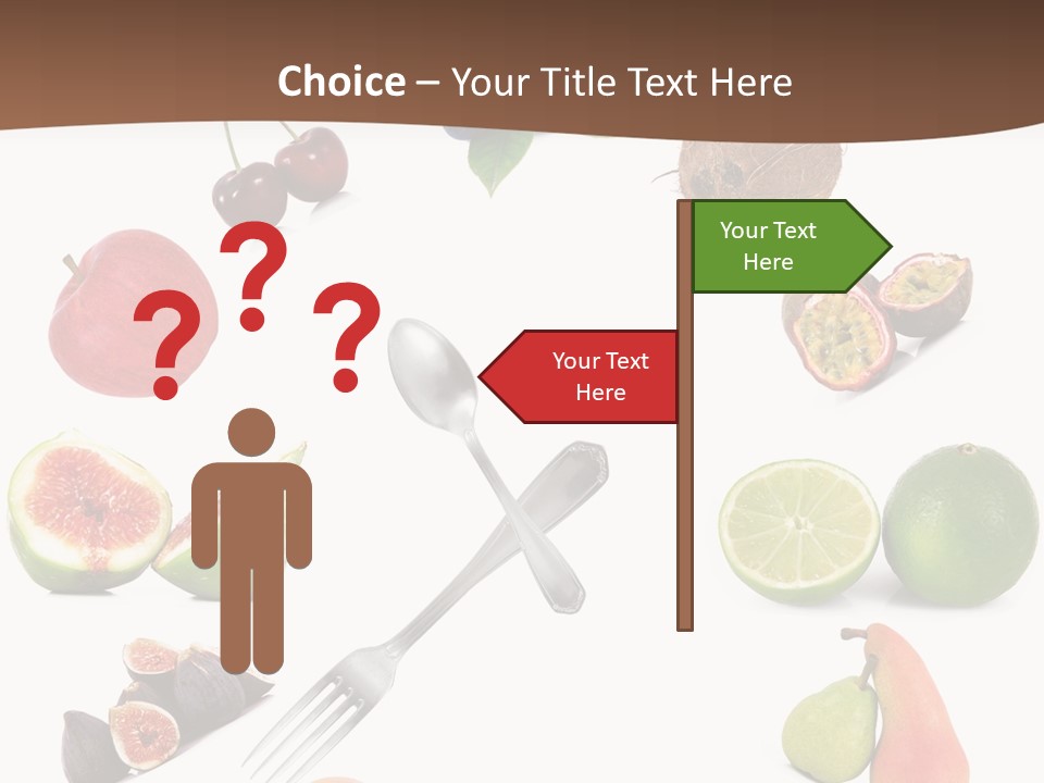 Blueberry Grape Clock PowerPoint Template