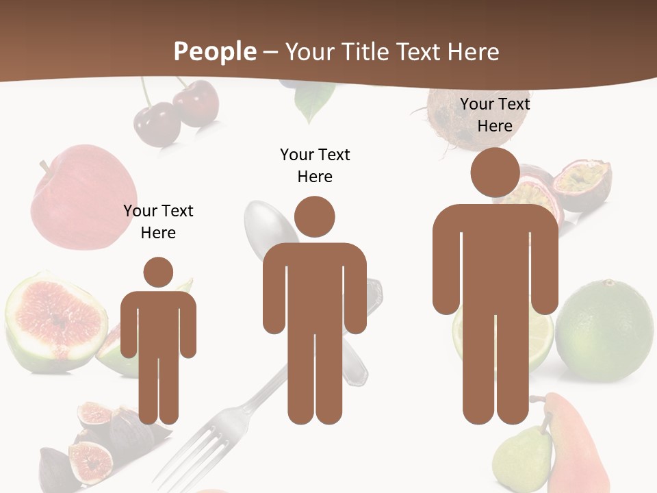 Blueberry Grape Clock PowerPoint Template