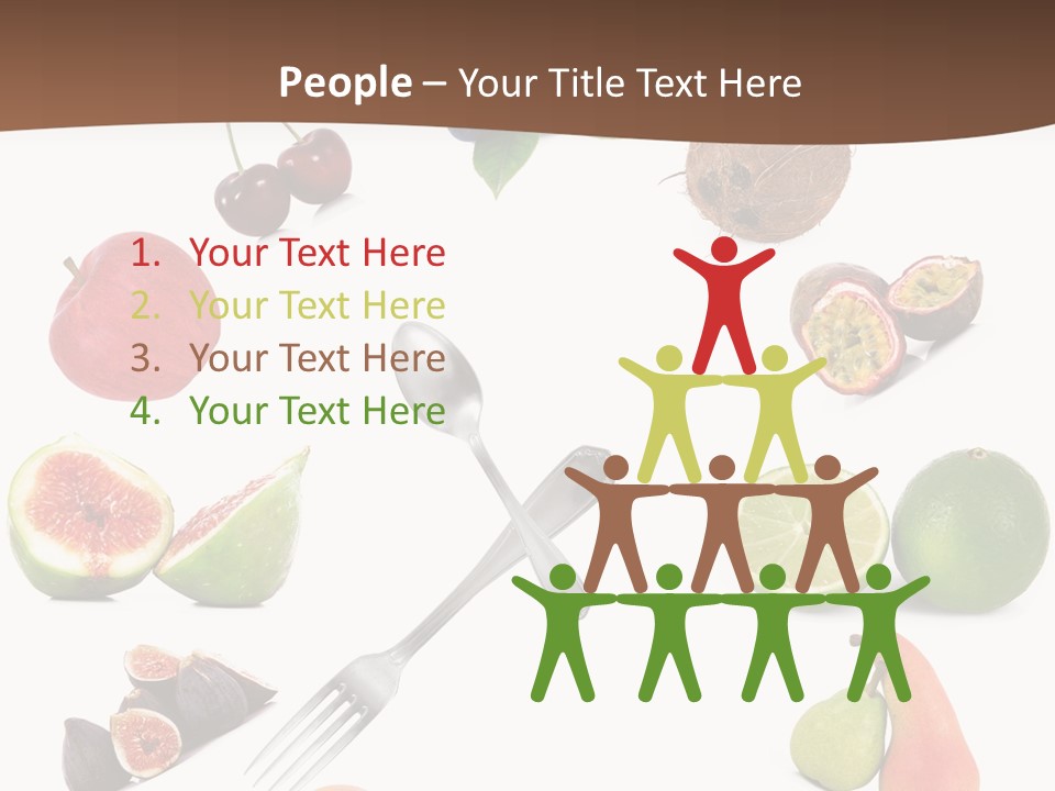 Blueberry Grape Clock PowerPoint Template