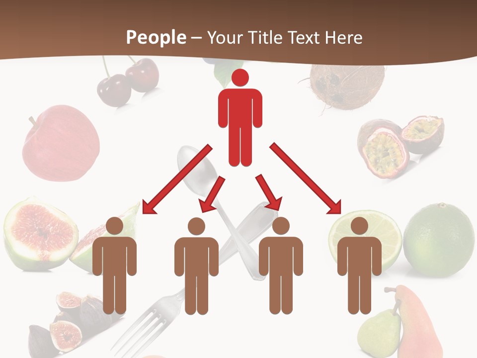 Blueberry Grape Clock PowerPoint Template