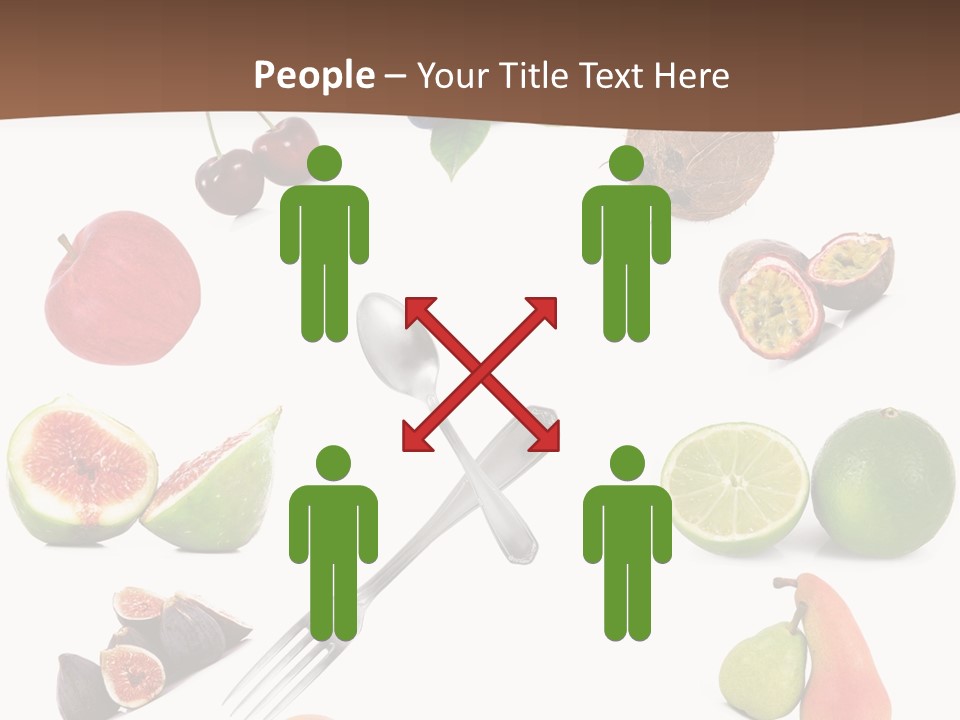 Blueberry Grape Clock PowerPoint Template