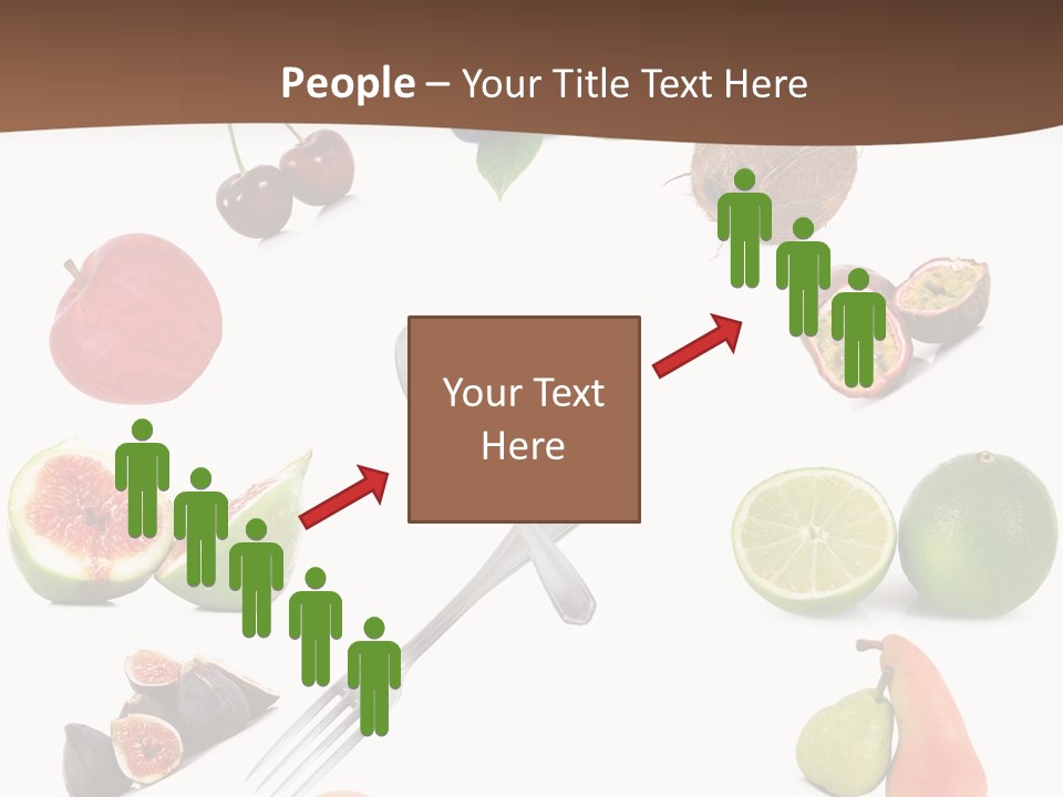 Blueberry Grape Clock PowerPoint Template