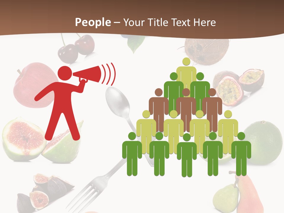 Blueberry Grape Clock PowerPoint Template