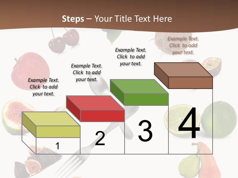 Blueberry Grape Clock PowerPoint Template