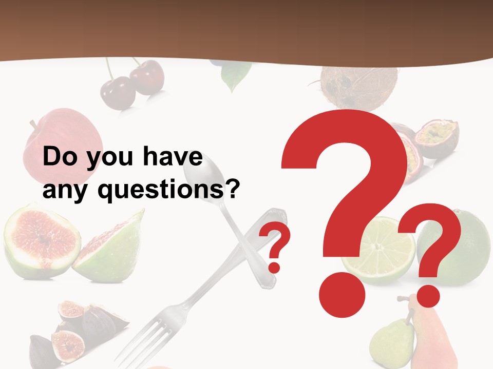 Blueberry Grape Clock PowerPoint Template