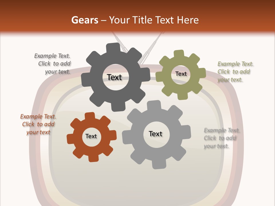 Montrer Receiver Vid PowerPoint Template