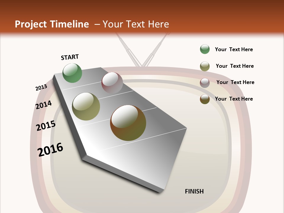Montrer Receiver Vid PowerPoint Template