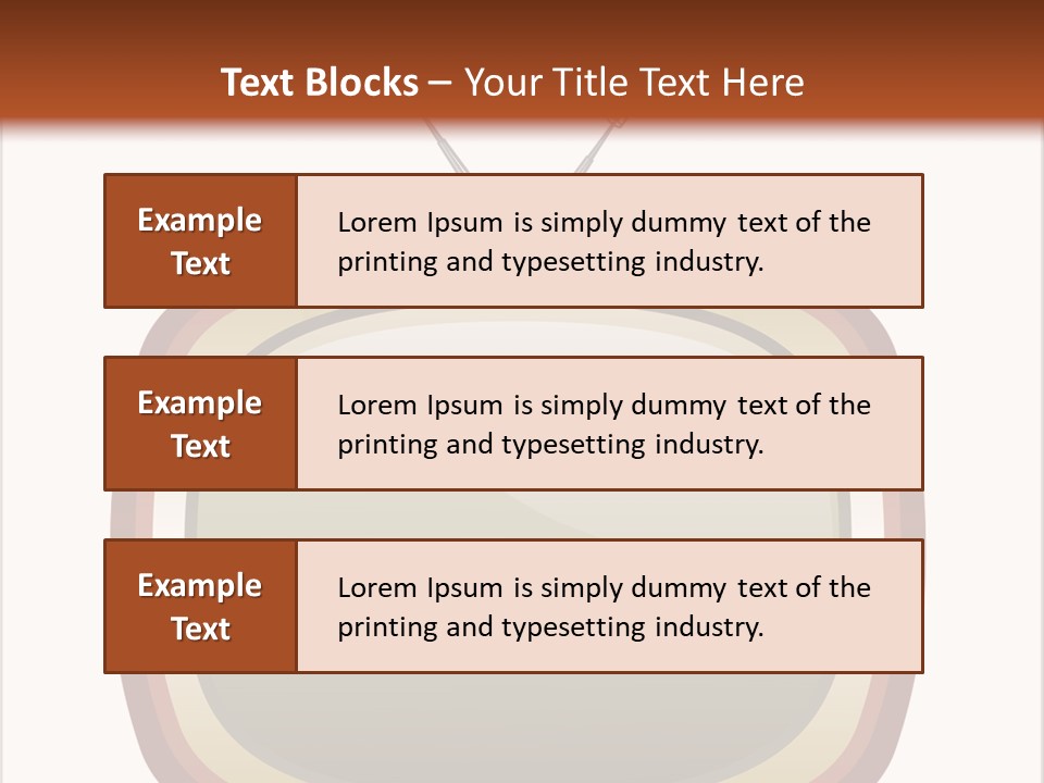 Montrer Receiver Vid PowerPoint Template