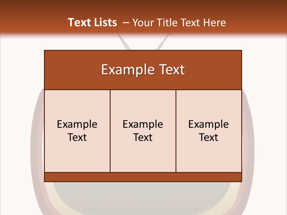 Montrer Receiver Vid PowerPoint Template