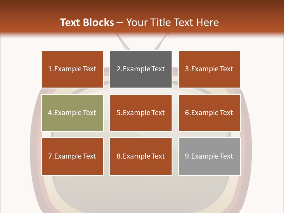 Montrer Receiver Vid PowerPoint Template