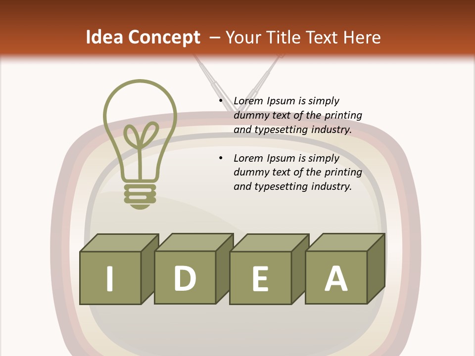 Montrer Receiver Vid PowerPoint Template