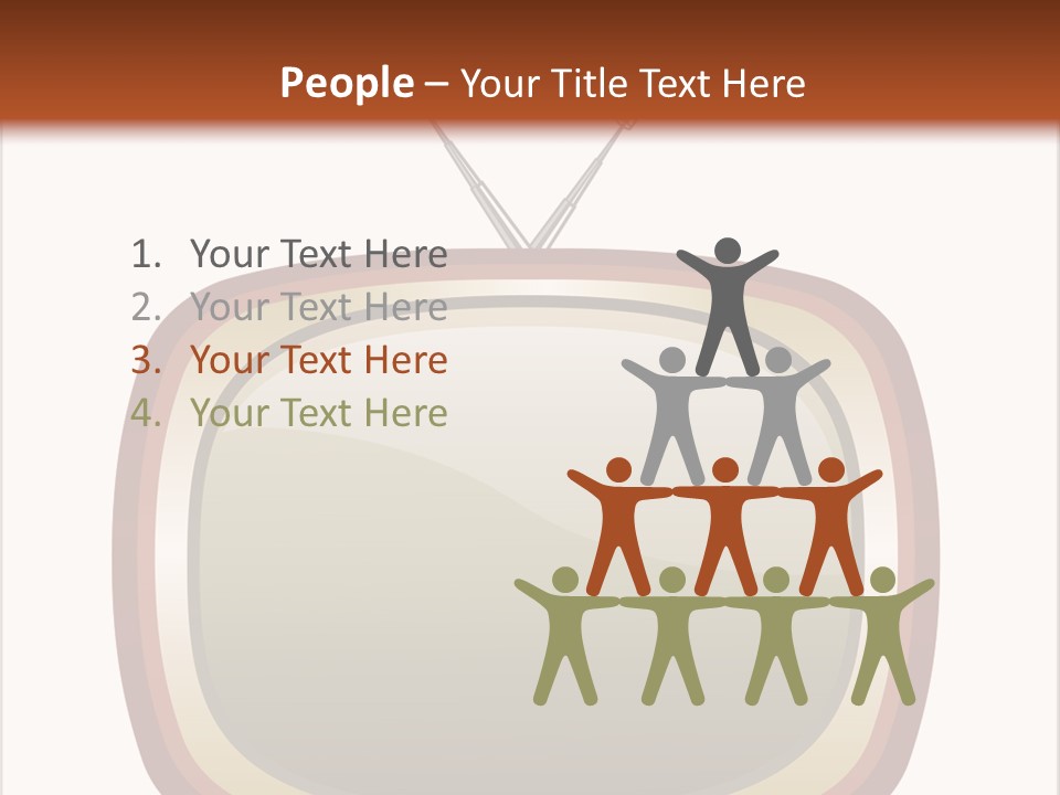Montrer Receiver Vid PowerPoint Template
