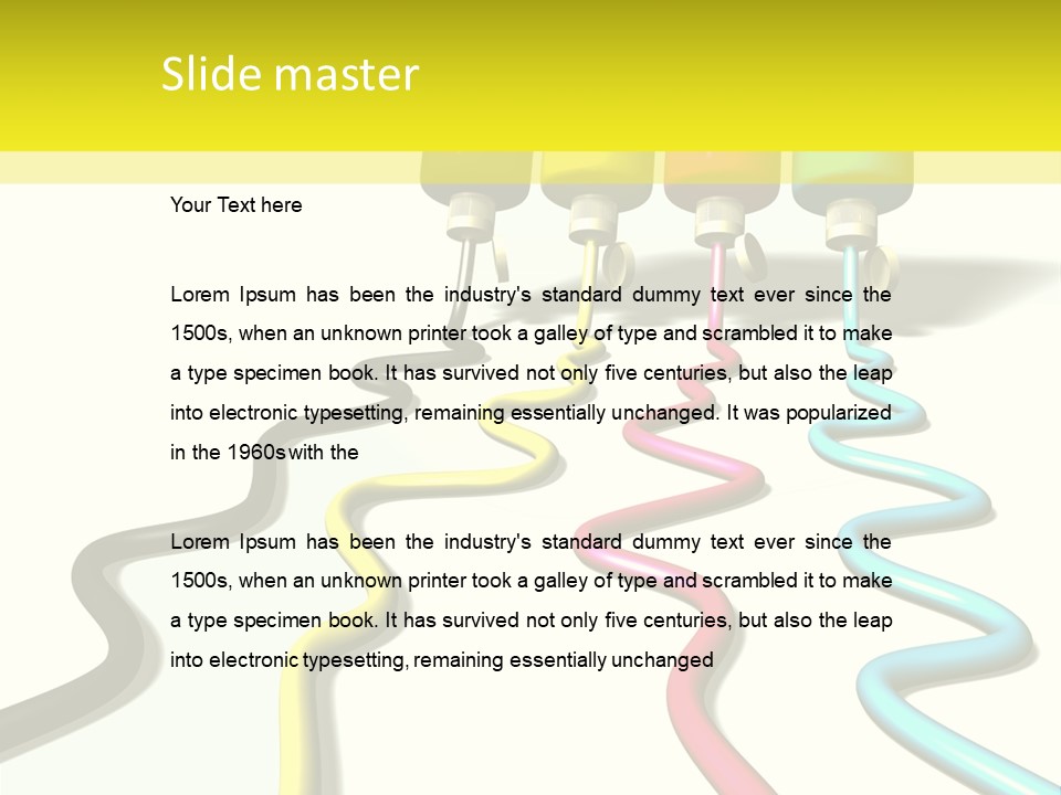 Range Colour Iso PowerPoint Template