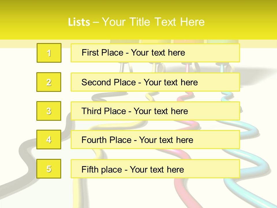 Range Colour Iso PowerPoint Template