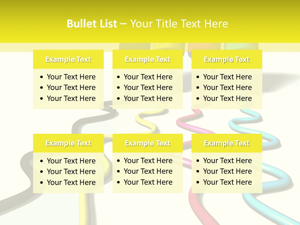Range Colour Iso PowerPoint Template