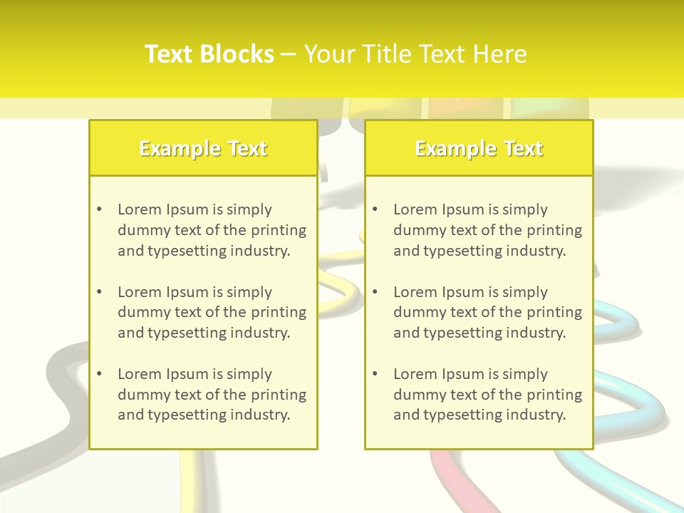Range Colour Iso PowerPoint Template