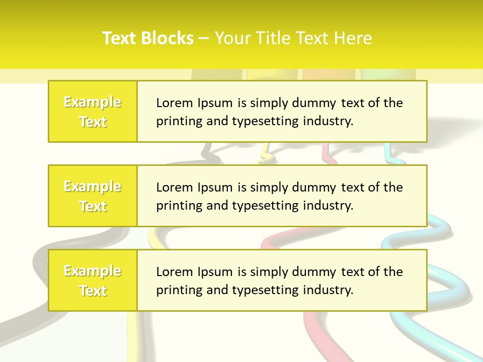 Range Colour Iso PowerPoint Template