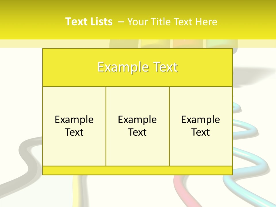 Range Colour Iso PowerPoint Template