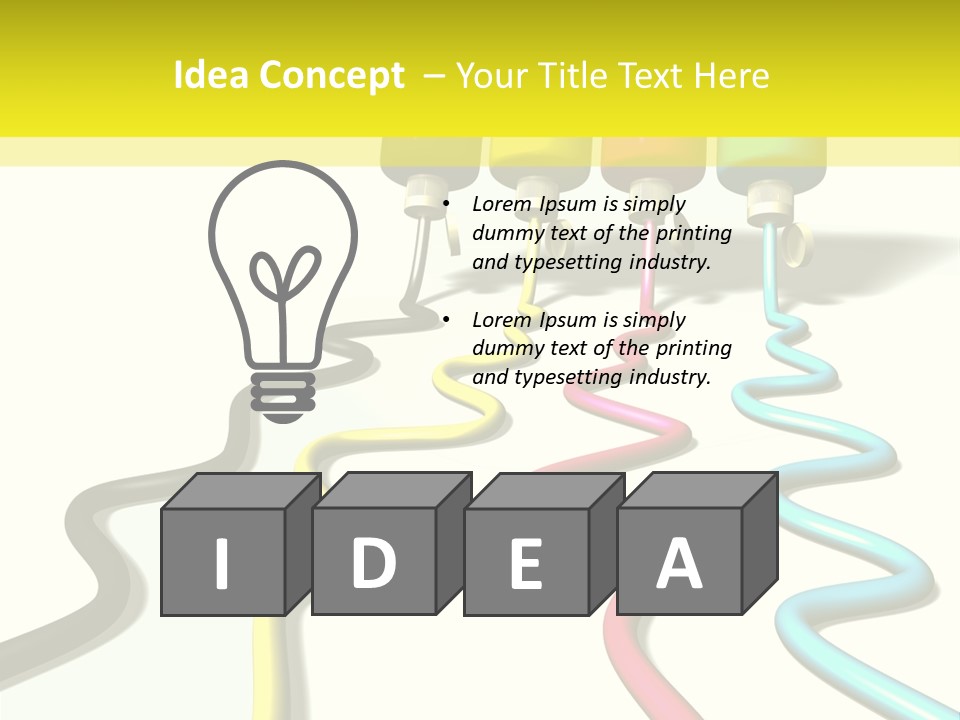 Range Colour Iso PowerPoint Template