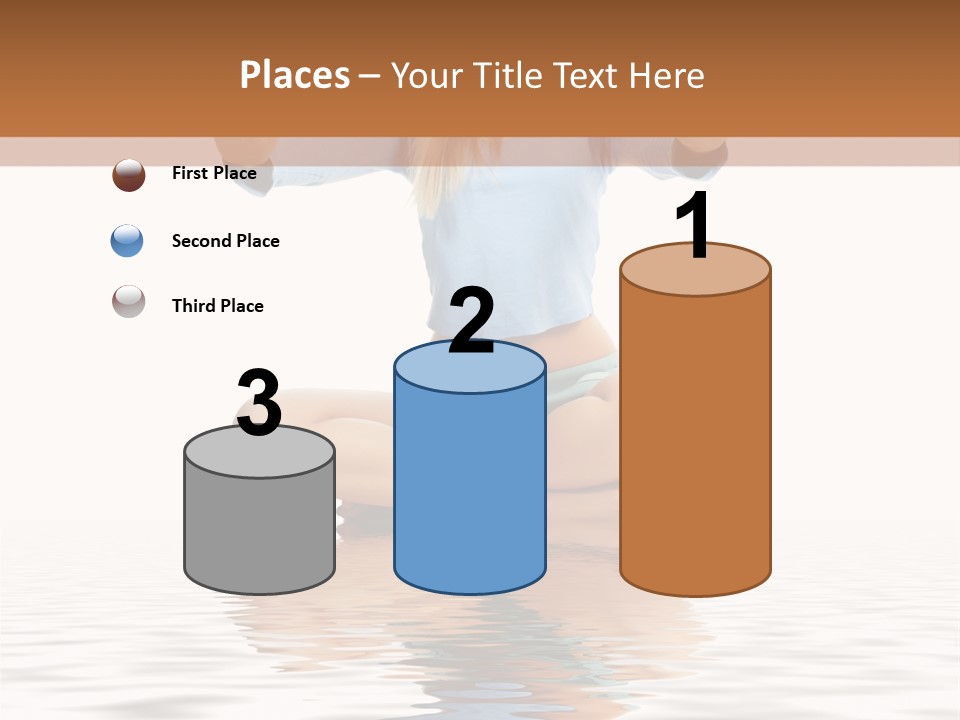 Yoga Stretching Fitness PowerPoint Template
